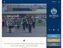 Tablet Screenshot of oundleschool.org.uk